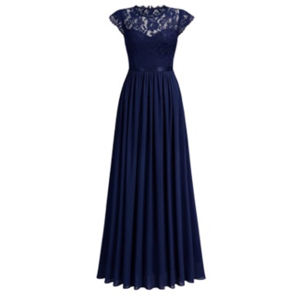 Miusol Women's Formal Floral Lace Evening Party Maxi Dress - Size 2XL